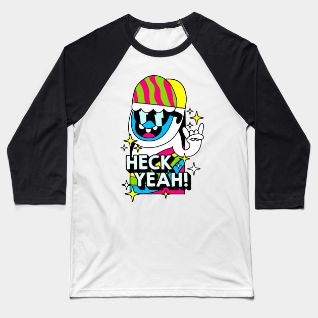 Heck Yeah Baseball T-Shirt by BeanePod